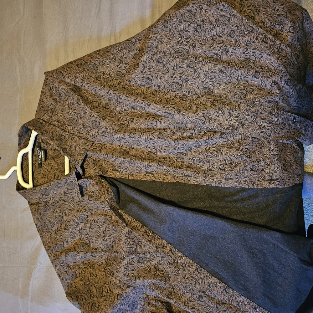 Paisley Button-Up Shirt